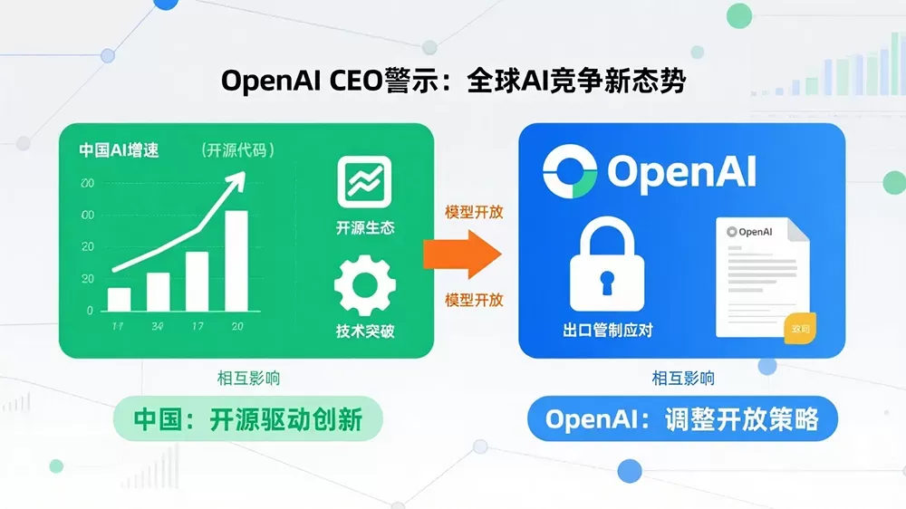 ​OpenAI战略转向：中国AI实力重塑全球竞争格局，开源生态成破局关键​-第1张图片