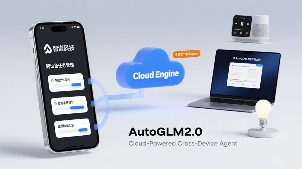 智谱AutoGLM 2.0全球首发:手机Agent实现云端跨设备操作,重塑智能助手边界-第1张图片 智谱AutoGLM 2.0全球首发:手机Agent实现云端跨设备操作,重塑智能助手边界-第1张图片
