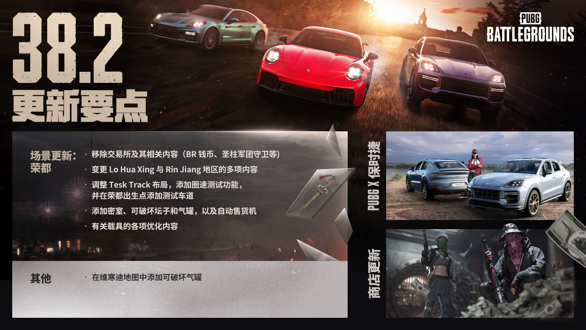 《PUBG》携手保时捷,开启备战寒冬计划-第1张图片 《PUBG》携手保时捷,开启备战寒冬计划-第1张图片