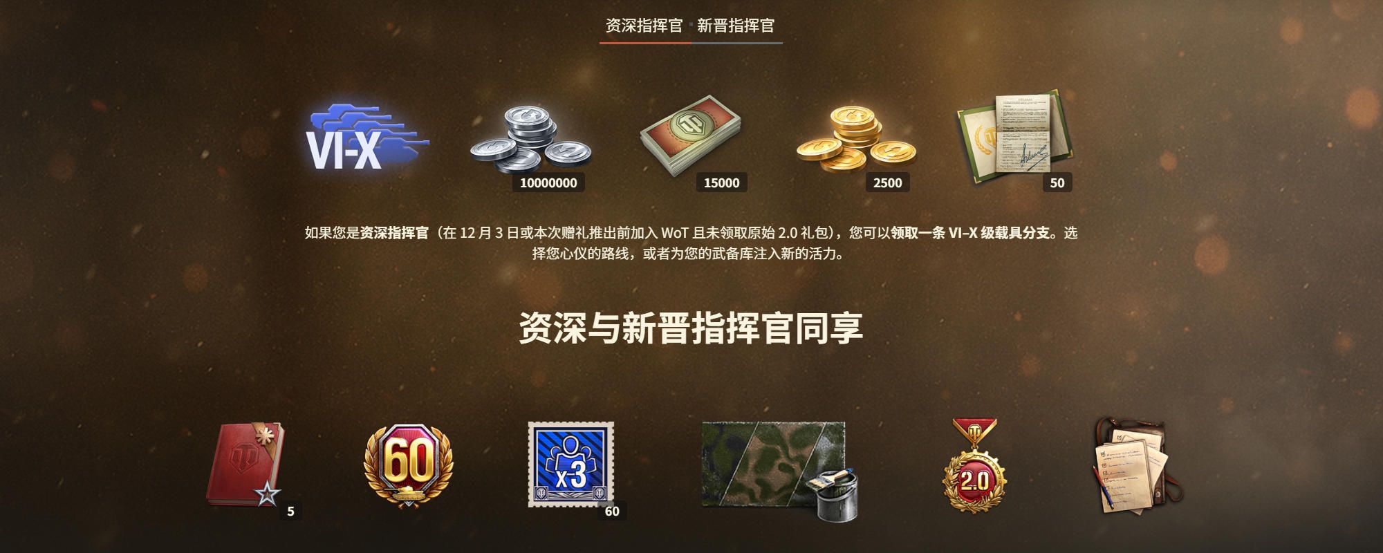 坦克世界“当之无愧”年度嘉奖开启,免费领取自选科技线-第3张图片 坦克世界“当之无愧”年度嘉奖开启,免费领取自选科技线-第3张图片