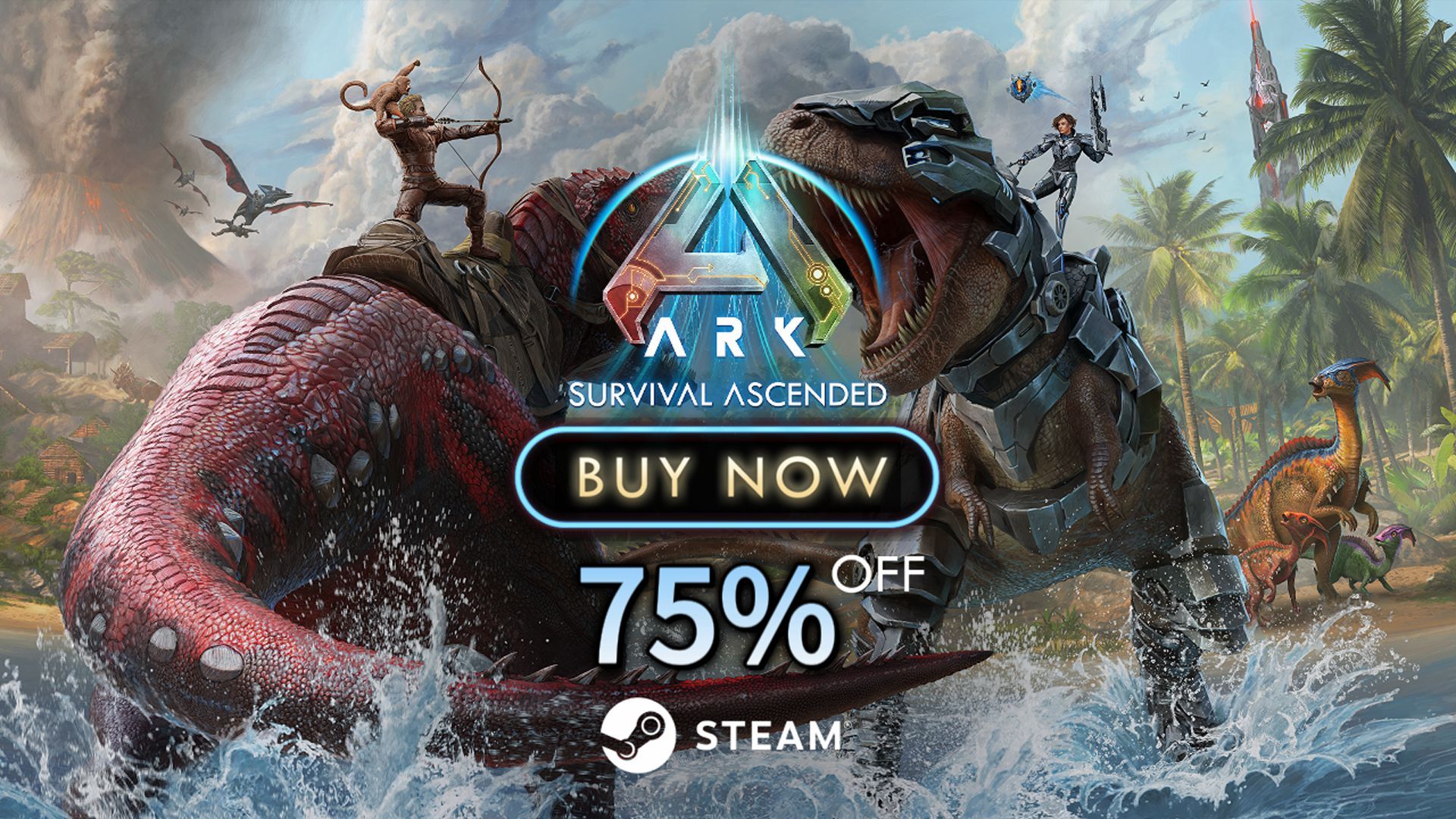 《方舟生存飞升》新史低霸榜Steam热销榜,星耀DLC重大更新上线-第1张图片 《方舟生存飞升》新史低霸榜Steam热销榜,星耀DLC重大更新上线-第1张图片