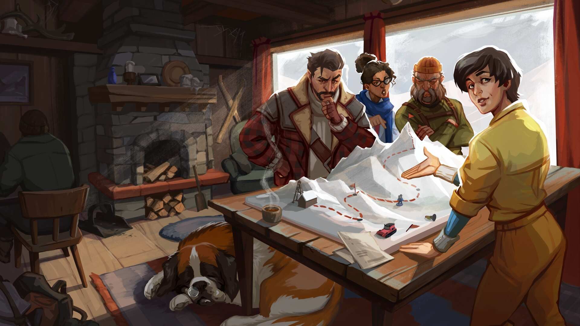 波兰独游新秀,复古叙事经营《覆雪之上》Steam新品节Demo公开-第4张图片 波兰独游新秀,复古叙事经营《覆雪之上》Steam新品节Demo公开-第4张图片