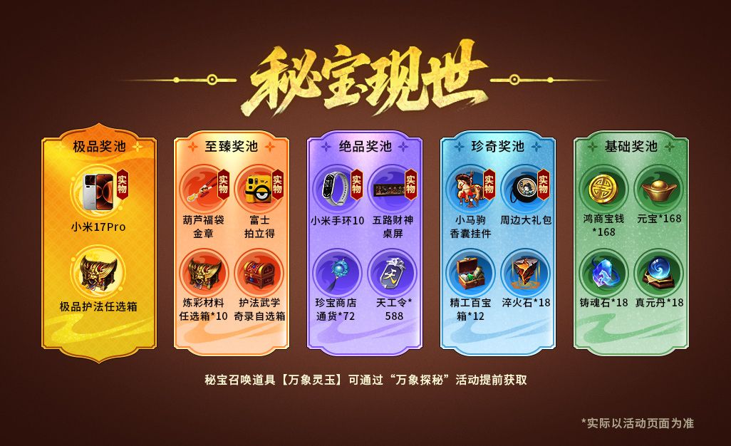 全民探秘好礼满盈,《剑侠世界3》资料片“万象归心”今日上线-第2张图片 全民探秘好礼满盈,《剑侠世界3》资料片“万象归心”今日上线-第2张图片