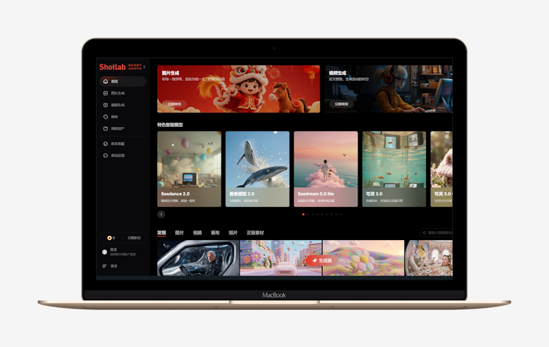 Shotlab新片场AI作图:聚焦视觉创作的一站式AIGC平台-第1张图片 Shotlab新片场AI作图:聚焦视觉创作的一站式AIGC平台-第1张图片