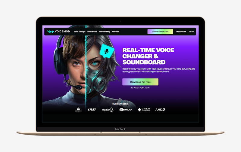 Voicemod:实时AI变声与音效互动的全能语音引擎-第1张图片 Voicemod:实时AI变声与音效互动的全能语音引擎-第1张图片