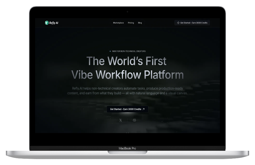Refly AI:一款可以零代码实现人机协作,覆盖研究到变现的全流程工具-第1张图片 Refly AI:一款可以零代码实现人机协作,覆盖研究到变现的全流程工具-第1张图片