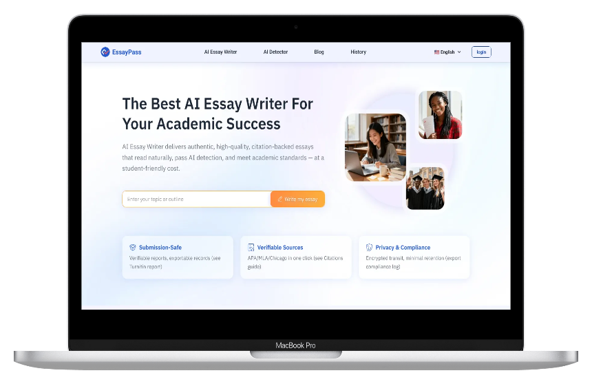 EssayPass:一款可以一键生成、真实引用、双语辅助的AI论文写作工具,写论文必备-第1张图片 EssayPass:一款可以一键生成、真实引用、双语辅助的AI论文写作工具,写论文必备-第1张图片