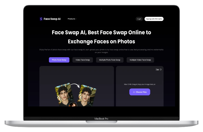 AI Face Swap Pro:零门槛换脸神器,照片视频都能换,社交娱乐与创意营销必备-第1张图片 AI Face Swap Pro:零门槛换脸神器,照片视频都能换,社交娱乐与创意营销必备-第1张图片