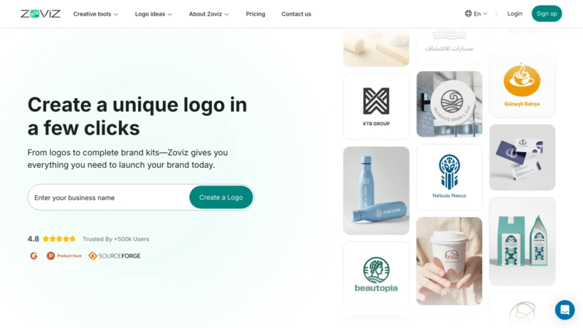 Zoviz是什么?零基础小白也能几分钟免费设计专属Logo的AI工具-第1张图片 Zoviz是什么?零基础小白也能几分钟免费设计专属Logo的AI工具-第1张图片