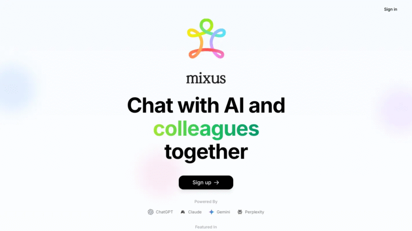 Mixus AI:一款让AI与真人无缝协作的智能办公新搭档-第1张图片 Mixus AI:一款让AI与真人无缝协作的智能办公新搭档-第1张图片