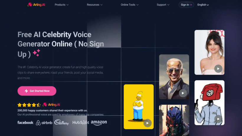 AI Celebrity Voice Generator是什么?一键克隆明星声音,轻松制作搞笑配音与个性化音频-第1张图片 AI Celebrity Voice Generator是什么?一键克隆明星声音,轻松制作搞笑配音与个性化音频-第1张图片
