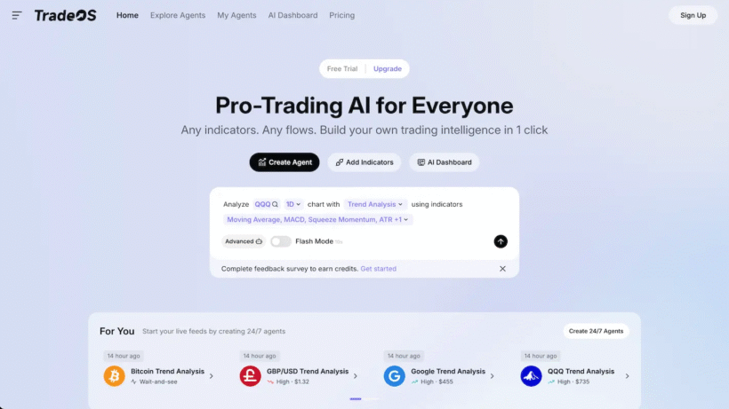 TradeOS AI是什么?零代码自然语言生成全自动交易策略的智能分析神器-第1张图片 TradeOS AI是什么?零代码自然语言生成全自动交易策略的智能分析神器-第1张图片