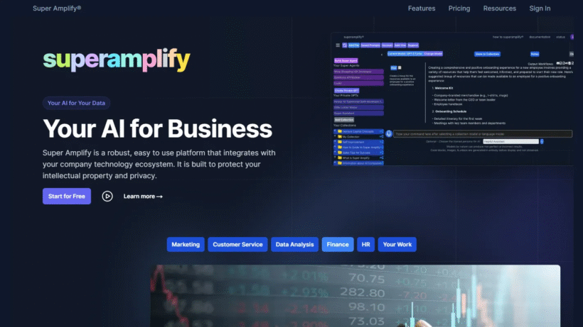 Super Amplify:一个可以帮你处理工作杂事的AI智能办公助手介绍-第1张图片 Super Amplify:一个可以帮你处理工作杂事的AI智能办公助手介绍-第1张图片