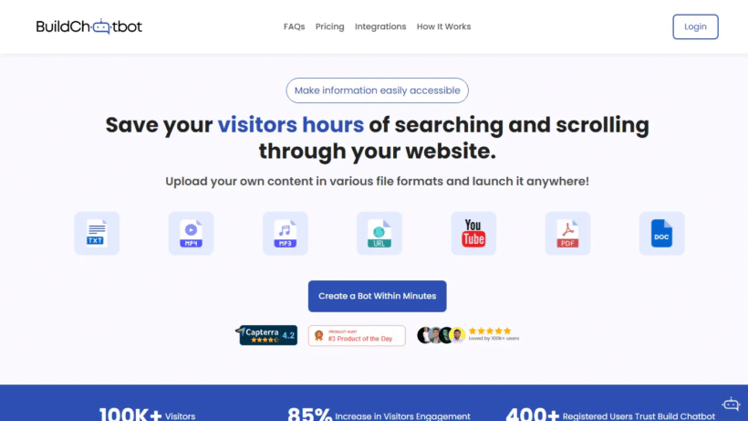 Build Chatbot:一款好用的AI客服机器人,能自动收集线索还能定制品牌外观-第1张图片 Build Chatbot:一款好用的AI客服机器人,能自动收集线索还能定制品牌外观-第1张图片