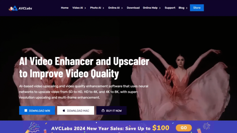 AVCLabs Video Enhancer AI:告别模糊与噪点,让老视频焕发新生-第1张图片 AVCLabs Video Enhancer AI:告别模糊与噪点,让老视频焕发新生-第1张图片