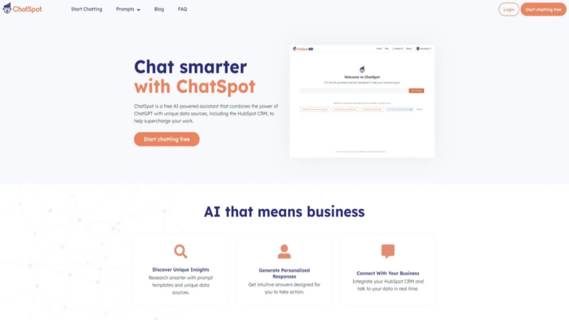 ChatSpot AI:能直接对话查数据写内容的HubSpot智能小助手-第1张图片 ChatSpot AI:能直接对话查数据写内容的HubSpot智能小助手-第1张图片
