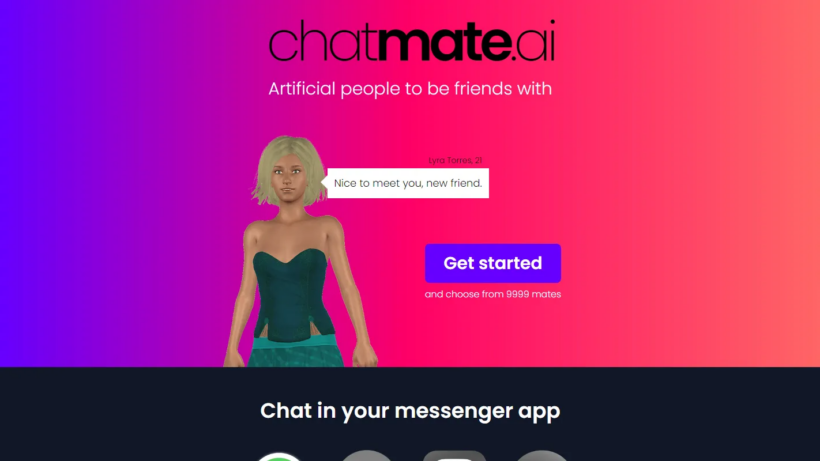 Chatmate AI:拥有模拟情感与语音互动的AI虚拟伙伴,随时陪你聊天解闷-第1张图片 Chatmate AI:拥有模拟情感与语音互动的AI虚拟伙伴,随时陪你聊天解闷-第1张图片