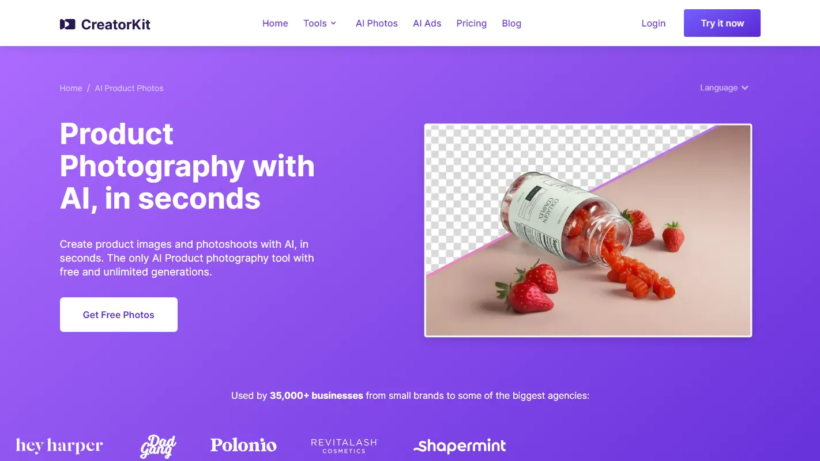 CreatorKit AI:电商AI商品图生成工具,无损画质模板化批量制图神器-第1张图片 CreatorKit AI:电商AI商品图生成工具,无损画质模板化批量制图神器-第1张图片