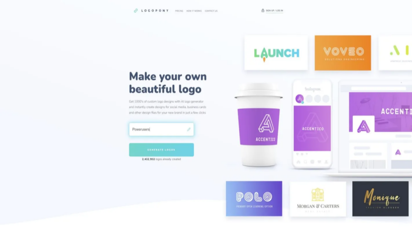 Logopony:超好用人工智能logo设计工具,一键快速生成专业品牌标识及全场景设计素材-第1张图片 Logopony:超好用人工智能logo设计工具,一键快速生成专业品牌标识及全场景设计素材-第1张图片