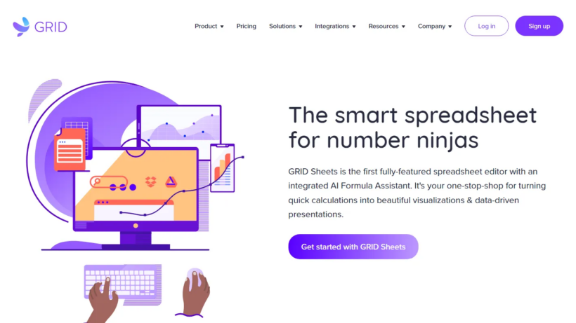 GRID Sheets:自带AI公式助手、多软件兼容的轻量化实用表格工具-第1张图片 GRID Sheets:自带AI公式助手、多软件兼容的轻量化实用表格工具-第1张图片
