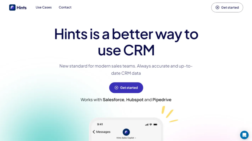 Hints:便捷智能的CRM管理AI助手,靠语音短信高效办公提效省时-第1张图片 Hints:便捷智能的CRM管理AI助手,靠语音短信高效办公提效省时-第1张图片