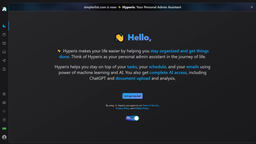 Hyperis:智能统筹管理个人与团队事务、优化时间安排,提升日常工作效率的AI工具-第1张图片 Hyperis:智能统筹管理个人与团队事务、优化时间安排,提升日常工作效率的AI工具-第1张图片